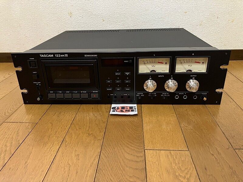 Tascam 122 MKIII 3 Head Professional Cassette Deck Free Tascam 122 MKIII 3 Head Professional Cassette Deck Free