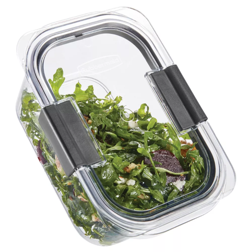 Rubbermaid 4.7 Cup Brilliance Food Storage Container 5pc Set: BPA-Free, Clear, M - Picture 4 of 4