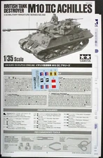 Tamiya 1/35 Scale British M10 IIC Achilles - Decals from Kit No. 35366