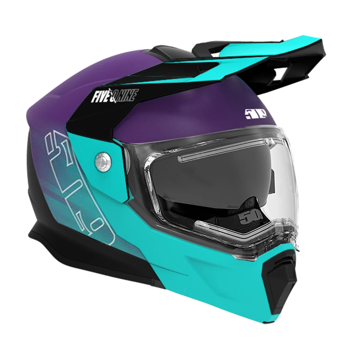 Teal snowmobile helmet sale