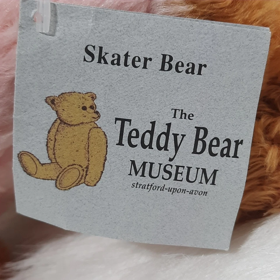 Oso de peluche Museo OSO PATINADOR CON BOLSA CALCETÍN EXCELENTE ESTADO EXCELENTE COLECCIONABLE Foto 3 de 4