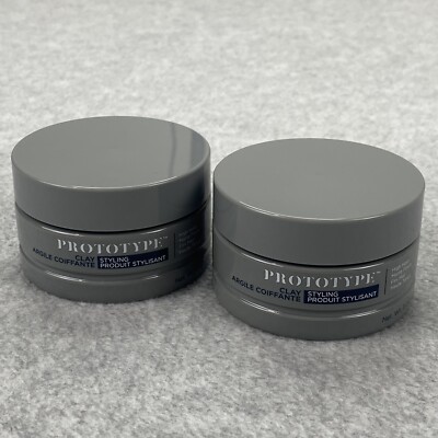 Lot of 2 Prototype High Hold Styling Clay Matte Finish 3 oz Made in USA
