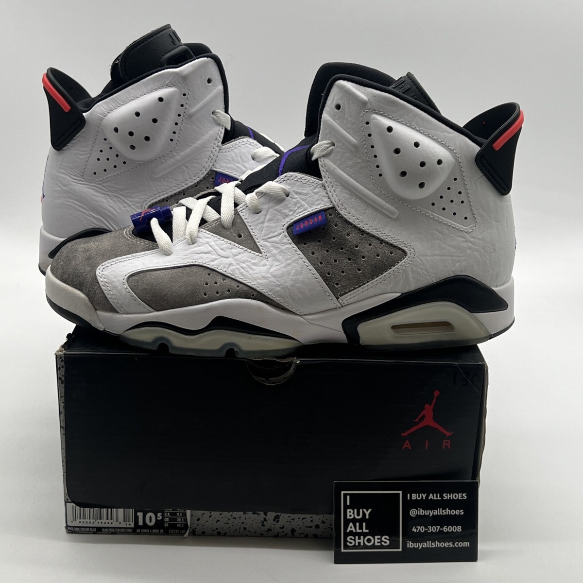 Size 10.5 - Air Jordan 6 Retro LTR Flint (CI3125-100) 192502193943