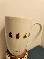 Lindt Gold Bunny Rabbit Mug White Porcelain Limited Edition