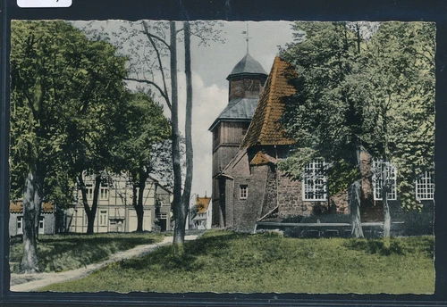 06418) Postcard NRW Visselhövede... at the Church, **
