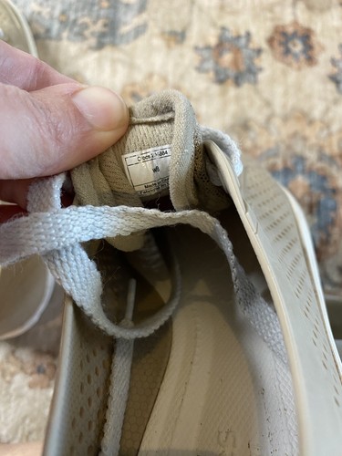 Crocs Citilane Roka Court Womens Grey Tan Waterproof Lace Up Shoes Size 8 - Picture 8 of 8