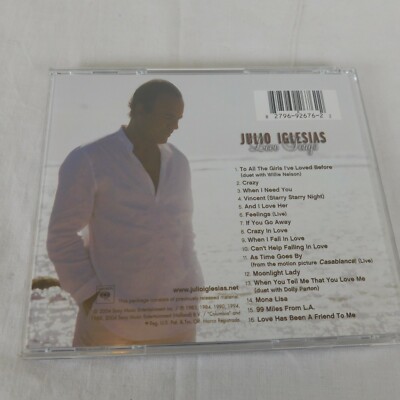 Love Songs Julio Iglesias CD 2004 Easy Listening All The Girls I