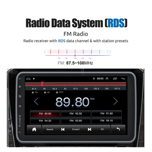 10.1'' Rotatable Android 12 Car Stereo Radio GPS Navigation WIFI FM Single 1 DIN - Picture 11 of 14