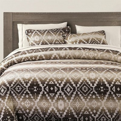 Chalet Aztec Earth Tone Quilted Country Farmhouse King 3 Piece Bed Set Chalet Aztec Earth Tone Quilted Country, Earth Tone Bedding Comforter