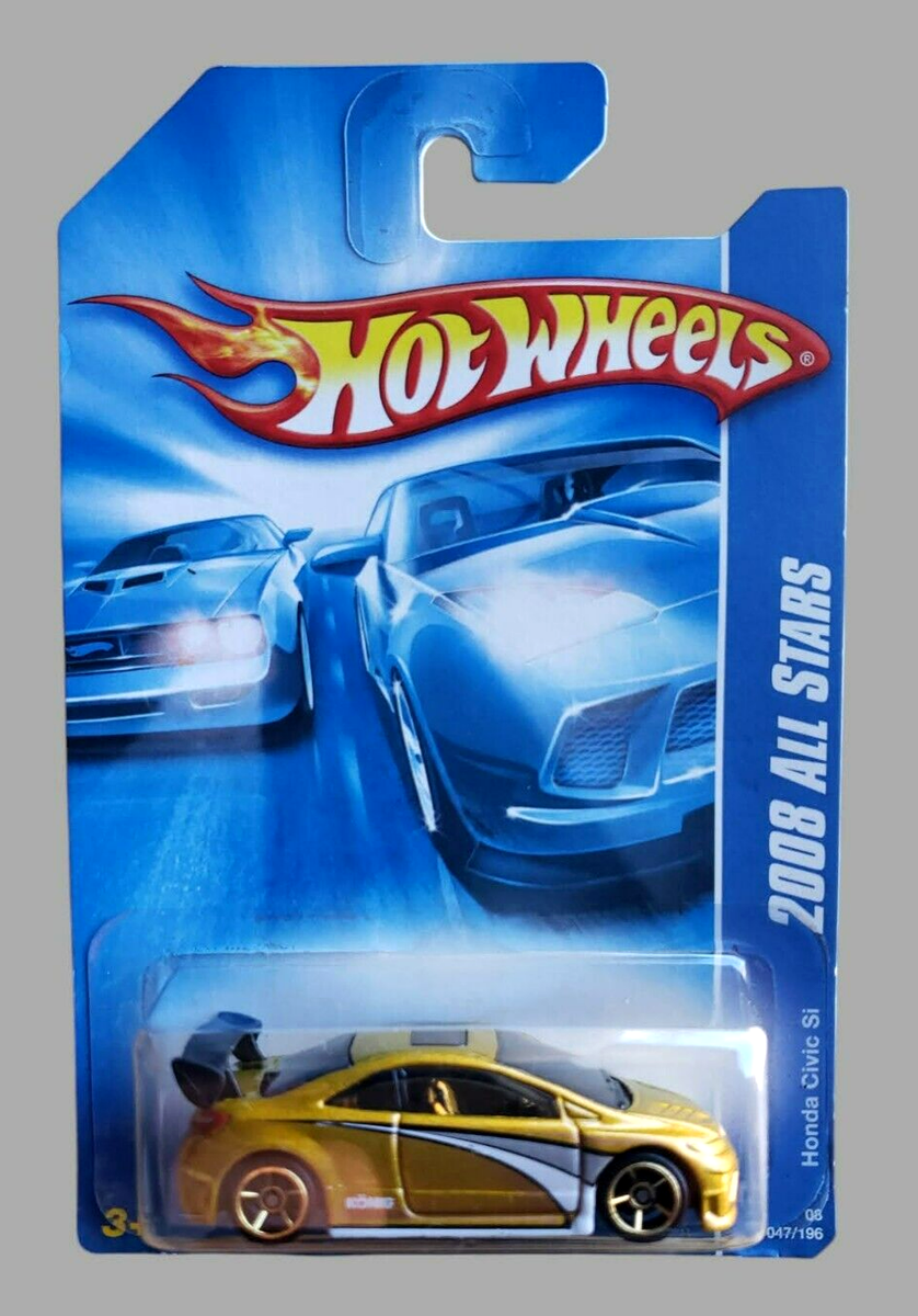 Hot Wheels HONDA CIVIC SI Metallic Gold 2008 ALL STARS 15/36 1:64