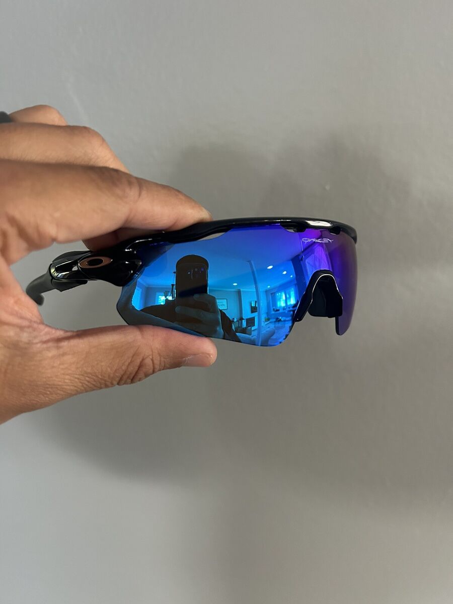 NEW Oakley RADAR EV PATH Polished Black Frame W/PRIZM BLUE NEW Oakley RADAR EV PATH Polished Black Frame W/PRIZM BLUE