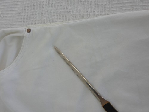 Pantalones de mezclilla informales de mezcla de algodón ajustados cintura DIESEL blancos para niñas 14 años - Imagen 10 de 12