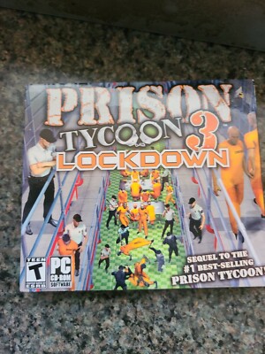 PRISON TYCOON 3:  LOCKDOWN. TAKE CONTROL OF A PRIVATELY RUN PRISON NEW. FOR PC.