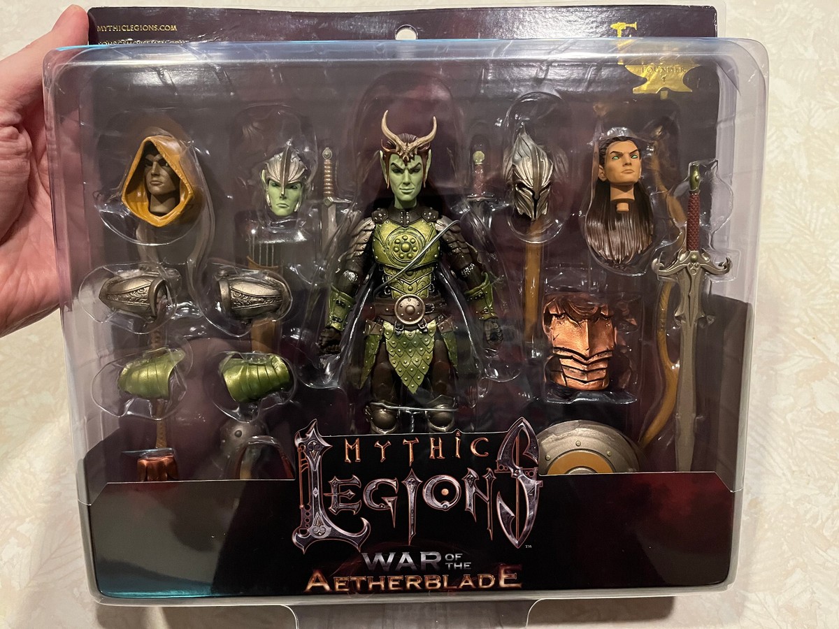 SF・ファンタジー・ホラー Mythic Legions Male Elf (With Bonus) Mythic Legions Deluxe Male Elf Builder w/ Bonus Head War of