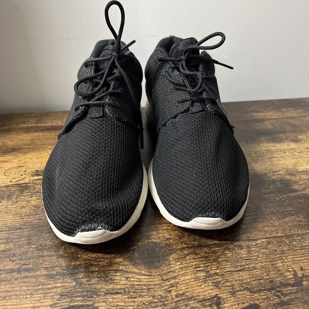 NIKE Men\'s Roshe Run 511881-010 New REAL Nike Roshe Run Mens Size 9.5 Black Athletic Running Shoes  main image 2