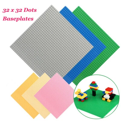 Baseplate Base Plates Building Blocks 32 x 32 Dots Compatible for LEGO Boards