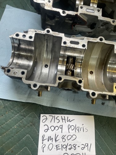2008-2009 Polaris 800 OEM Engine Motor Crankcase Assault RMK Switchback Dragon - Picture 6 of 21