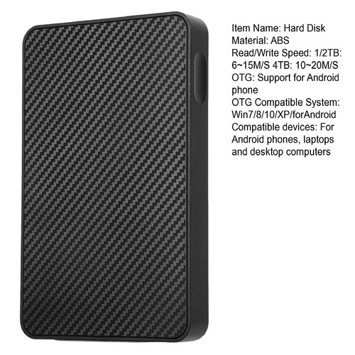 Portable Hard Disk Drive High Speed USB 3.0 1TB/2TB/4TB Portable External HDD - Afbeelding 11 van 14