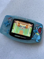Nintendo Gameboy Advance GBA Game Boy AGB BACKLIT IPS POKEMON TOTODILE EDITION
