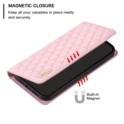 For iPhone Motorola Magnetic Flip Leather Wallet Case Stand Phone Fashion Women - Picture 6 of 25