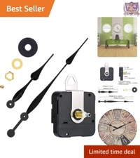 High Torque Clock Mechanism Long Shaft 12 Inch Hands Replacement DIY Wall Clock