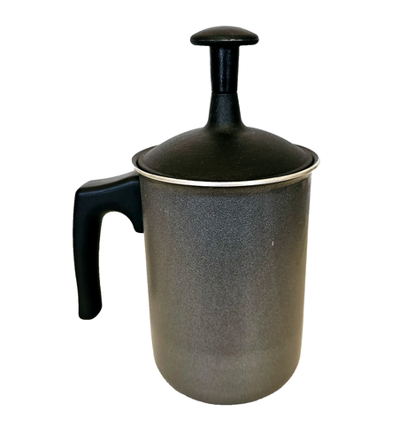 Bialetti Montalatte Tutto Crema Espumador de Leche Manual Estufa Superior Negro Gris Café - Imagen 5 de 6