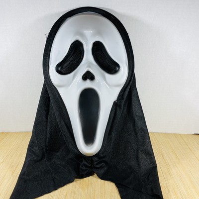 Scream Mask Ghost Face Mask Fun World Easter Unlimited  Halloween Costume 2022