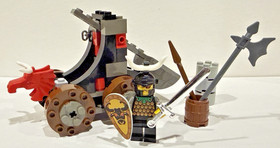 LEGO Castle 6032 Catapult Crusher  cas043 minifigure w/instruction manual