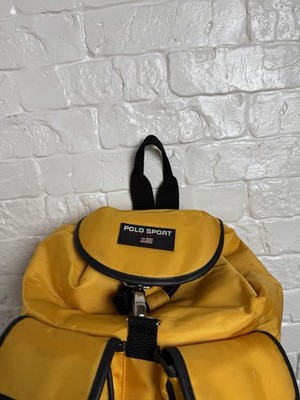 稀少モデル　90s ポロスポーツ　2トーンカラー　イエロー　バックパック 稀少モデル 90s ポロスポーツ 2トーンカラー イエロー バックパック