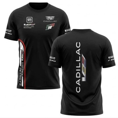 Personalized Name Men's 2026 Cadillaac F1 Logo T-Shirt USA Size