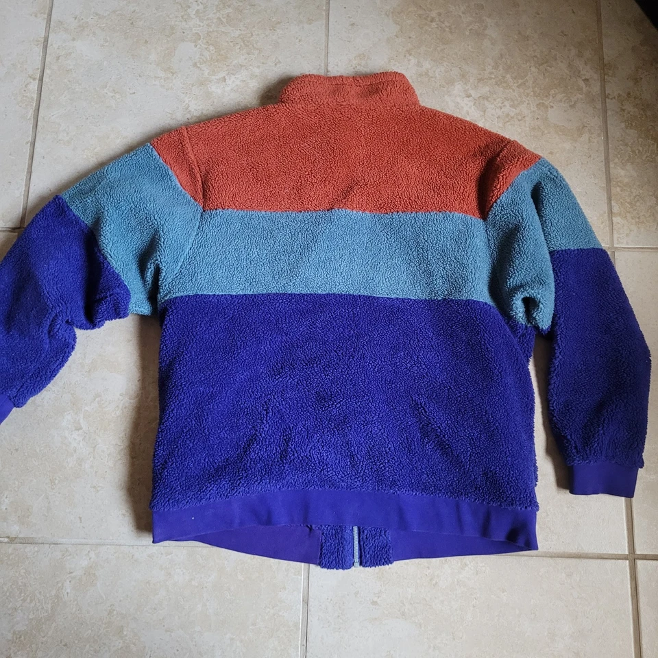 Air Jordan Sherpa Mens XL Full Zip Jacket Colorblock Engineered - Image 3 of 4