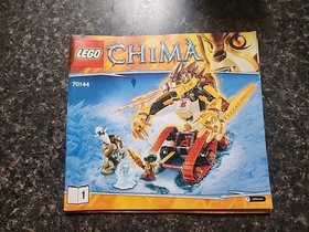 LEGO 70144 Chima Instruction Book 1 And 2, No Bricks Books Only Instructions
