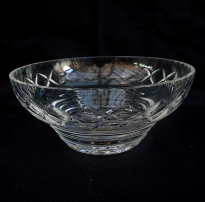 Vintage Webb Corbett Kristall Obst / Trifle Schale - 20 cm di'r - (1,25 L)
