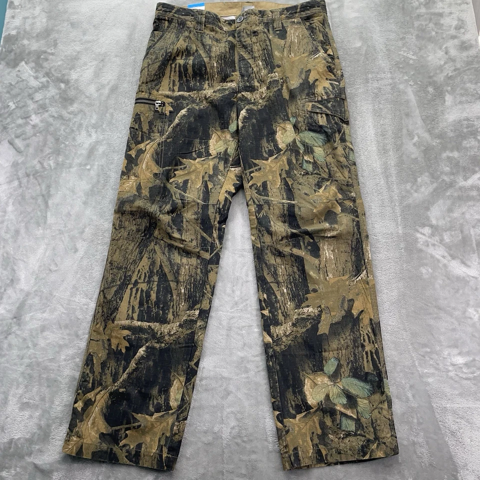 Columbia pants Mens 36x32 timberwolf camo cargo ripstop workwear hunting pattern - Image 2 of 4
