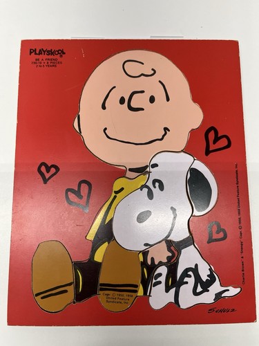Playskool Charlie Brown & Snoopy puzzle 1950, 1958 | 11.5 inches