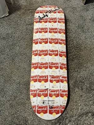 Andy Warhol Alien Workshop Campbells Soup Can Skateboard Deck NEW MORE