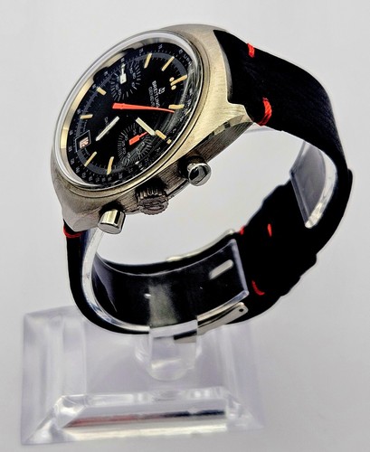 Vintage Breitling Datora Chronograph Ref. Valjoux 7734 70er Jahre 2018 läuft - Bild 4 von 16