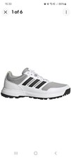 Adidas Tech Response SL White/Grey EG5311 Spikeless Golf Shoes Size 8  NEW