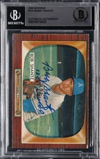 1955 BOWMAN AUTH AUTO #140 BOBBY SHANTZ BGS AUTHENTIC