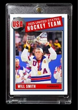 2025 Will Smith USA Future Stars Rookie Card #43 Team USA Hockey Championship. rookie card picture