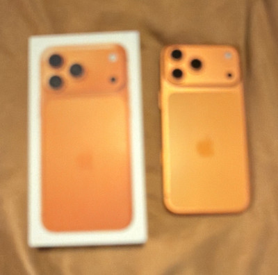 Apple iPhone 17 Pro Max 512GB AT&T Orange iOS 20+MP Camera Bar w/ Box