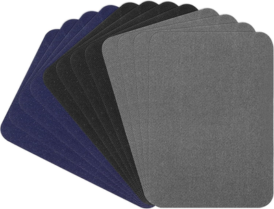 #ad 12Pcs Fabric Repair Patches 4 X 3 Inches Cotton Iron on Patches for Clothing... $6.95