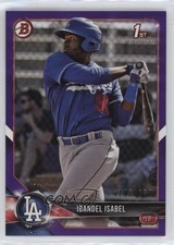 2018 Bowman Prospects Purple 142/250 Ibandel Isabel #BP47 13c1