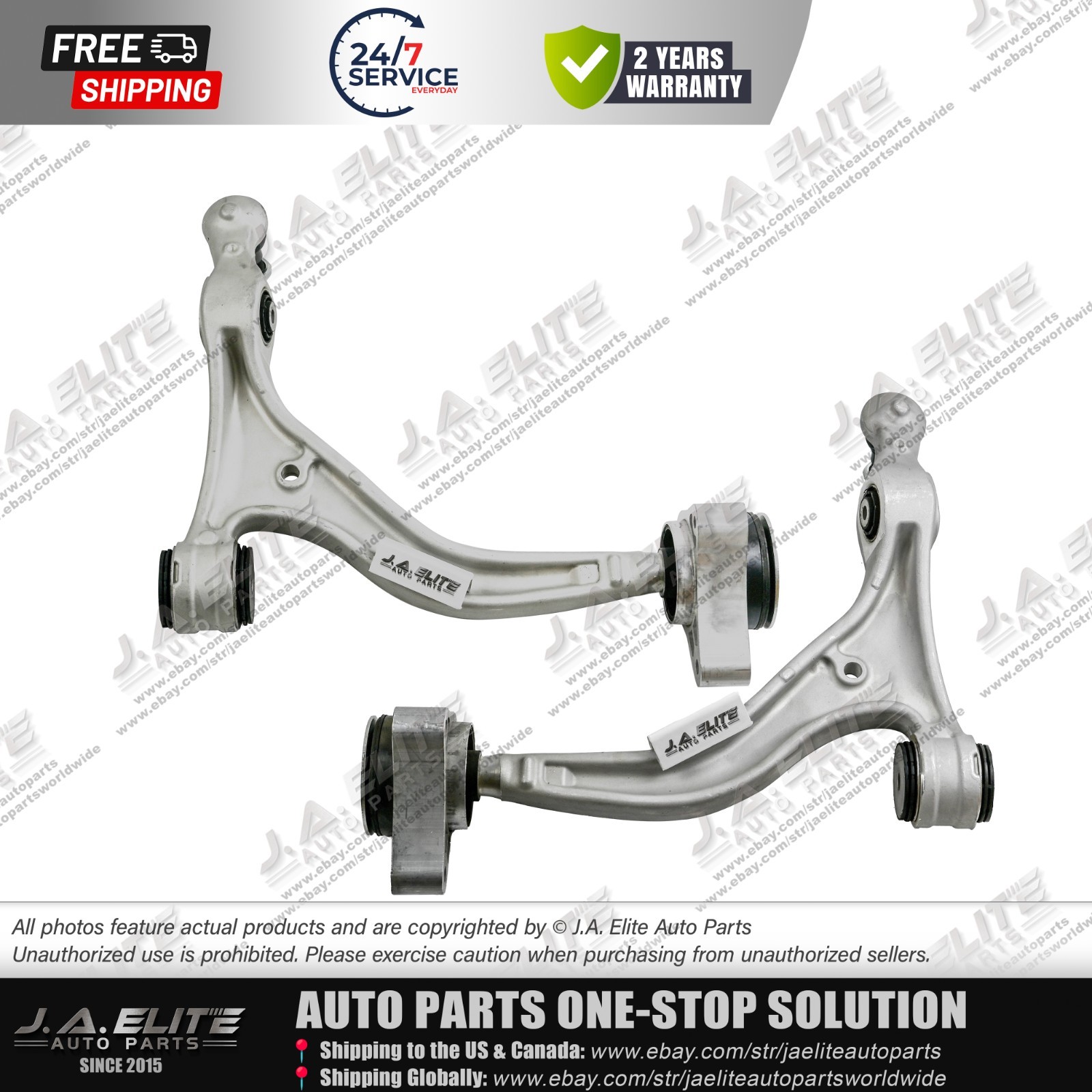 Front Left & Right Control Arm Kit fit Bentley Continental GT Flying Spur (18+)