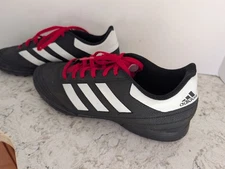 Adidas Men Turf Soccer Cleats Size 7.5 G753002 Black White Red EUC