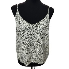 New TOPSHOP 100 Viscose Animal Print Camisole Size 4-6