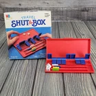 1984 Milton Bradley Shut the Box Game Travel Edition Vintage Complete Take 9