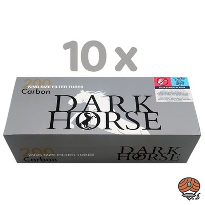 Dark Horse Carbon Filterhülsen King Size (10x 200 Stück)