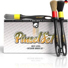 Nuke Guys Detailing Pinsel Set | 3 x Auto Reinigungspinsel in Hart - Mittel -