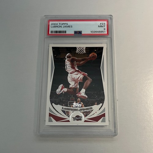 2004 TOPPS #23 LEBRON JAMES PSA 9 - Picture 2 of 3